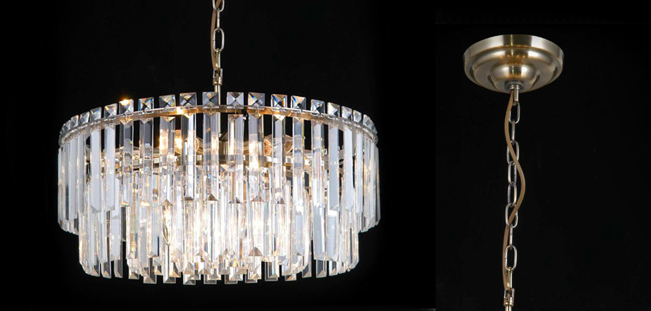 Люстра Odeon Chandelier Прозрачное Стекло Люстра Odeon Chandelier Прозрачное Стекло - Loft-Concept в Липецке