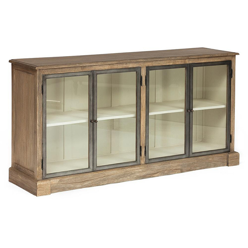Комод Provence Jacob Chest of Drawers glass doors Древесина Комод Provence Jacob Chest of Drawers glass doors Древесина в Липецке | Loft Concept