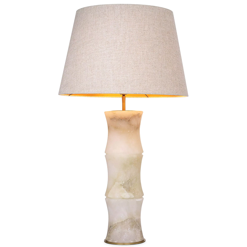 Настольная лампа Eichholtz Table Lamp Bonny Alabaster Латунь Бежевый Бежево-серый Настольная лампа Eichholtz Table Lamp Bonny Alabaster Латунь Бежевый Бежево-серый в Липецке | Loft Concept