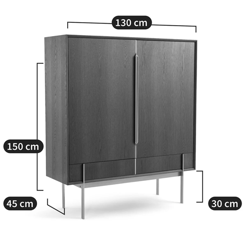 Шкаф из серого дуба Sawada Gray Oak Cabinet Шкаф из серого дуба Sawada Gray Oak Cabinet в Липецке