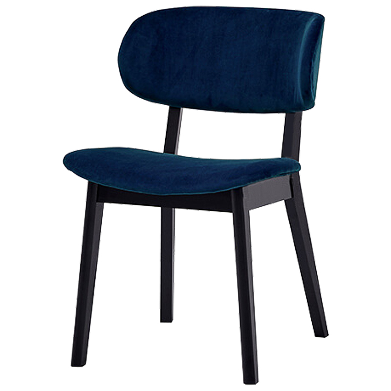 Стул Mungan Stool blue Черный Сапфирово-синий Стул Mungan Stool blue Черный Сапфирово-синий в Липецке | Loft Concept