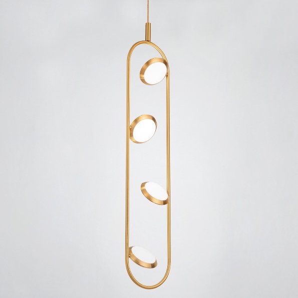 Светильник HOOP LED Four Золотой Светильник HOOP LED Four Золотой в Липецке | Loft Concept