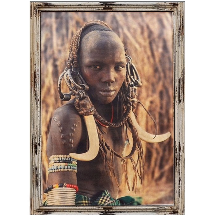 Постер Jovem Mursi Omo Valley Ethiopia Постер Jovem Mursi Omo Valley Ethiopia в Липецке | Loft Concept