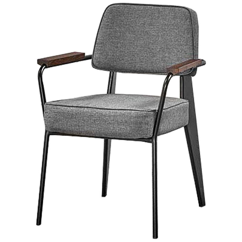 Стул Osgar Stool grey Серый Черный Коричневый Стул Osgar Stool grey Серый Черный Коричневый в Липецке | Loft Concept