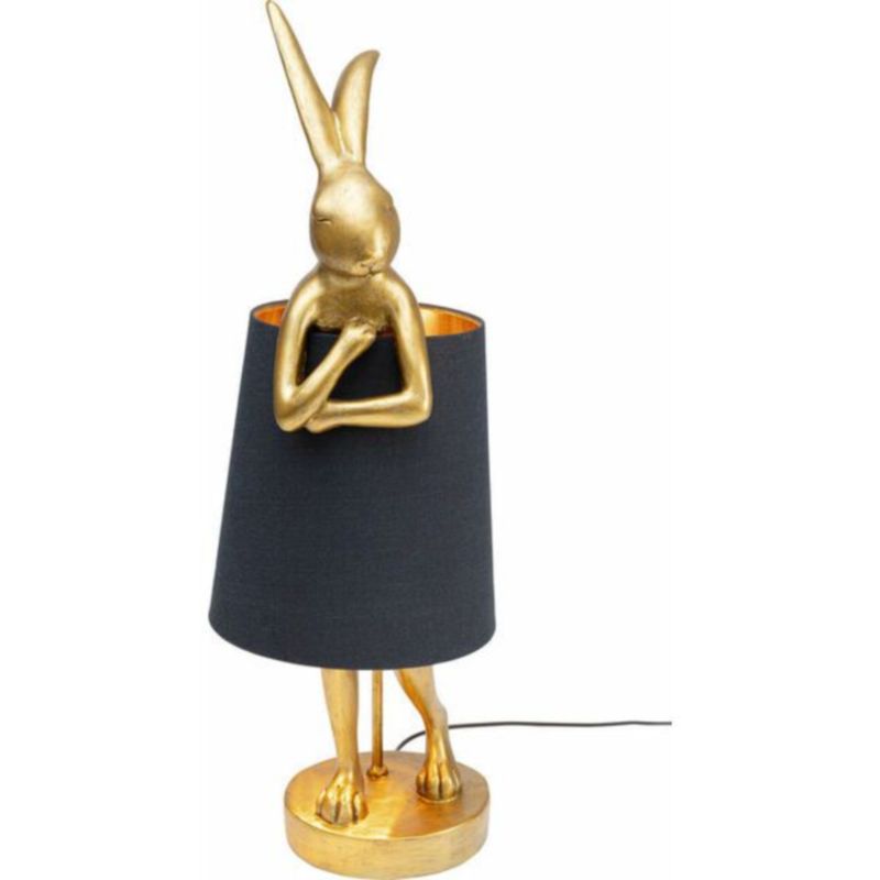 Настольная лампа The Golden Hare Золотой Черный Настольная лампа The Golden Hare Золотой Черный в Липецке | Loft Concept