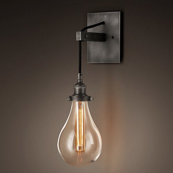 Бра Teardrop Glass Filament Sconce Бра Teardrop Glass Filament Sconce в Липецке | Loft Concept