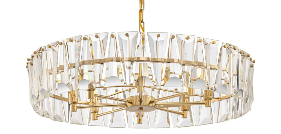 Люстра Ruby Crystal Chandelier Gold 75 - фото №1