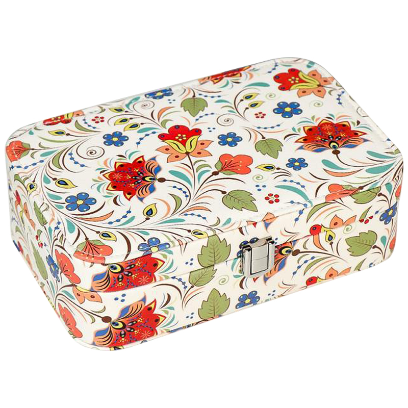Шкатулка Multicilored Floral Pattern Jewerly Organizer Box Мульти Шкатулка Multicilored Floral Pattern Jewerly Organizer Box Мульти в Липецке | Loft Concept