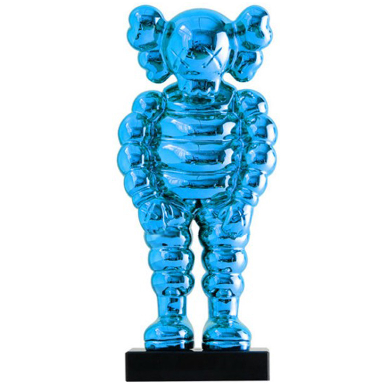 Статуэтка KAWS Bowed Down Blue on stand Синий Статуэтка KAWS Bowed Down Blue on stand Синий в Липецке | Loft Concept
