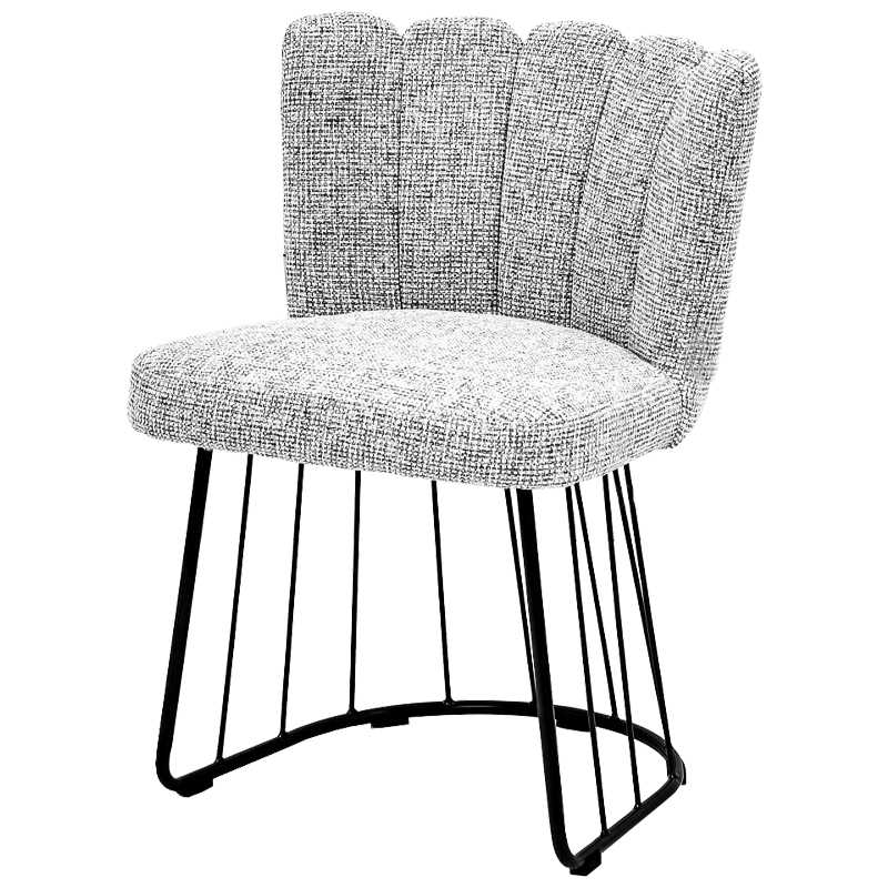 Стул Noah Chair Черный Светло-серый Стул Noah Chair Черный Светло-серый в Липецке | Loft Concept