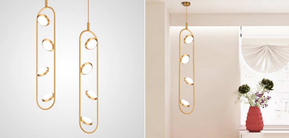 Светильник HOOP LED Four Светильник HOOP LED Four - Loft-Concept в Липецке