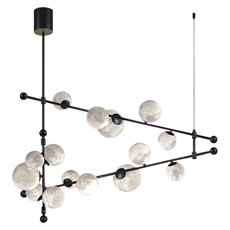 Светильник Tech Lighting Modern Rail Geometric Linear Suspension 15 Black Черный Белый Светильник Tech Lighting Modern Rail Geometric Linear Suspension 15 Black Черный Белый в Липецке | Loft Concept