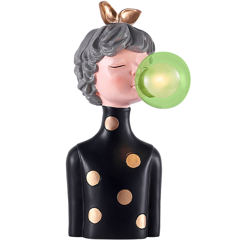 Настольная лампа Bubble Gum Table Lamp green Мульти Настольная лампа Bubble Gum Table Lamp green Мульти в Липецке | Loft Concept
