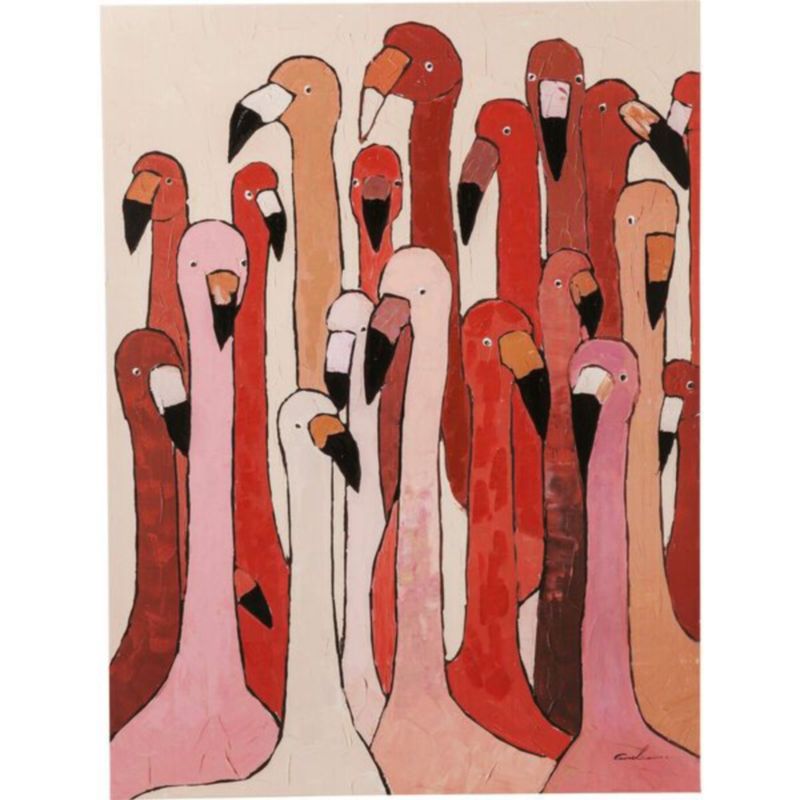 Постер A flock of Flamingos Розовый Постер A flock of Flamingos Розовый в Липецке | Loft Concept