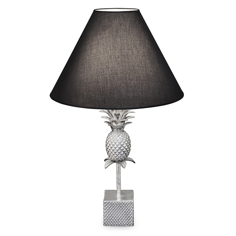 Настольная лампа LAMPTABLE PINEAPPLE CONE black Черный Серебряный Настольная лампа LAMPTABLE PINEAPPLE CONE black Черный Серебряный в Липецке | Loft Concept