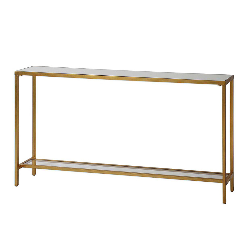 Консоль Konogan Console Золотой Консоль Konogan Console Золотой в Липецке | Loft Concept