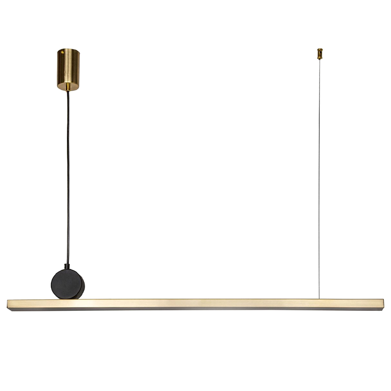 Светодиодная люстра DRAWING LINES Gold Белый Черный Золотой Светодиодная люстра DRAWING LINES Gold Белый Черный Золотой в Липецке | Loft Concept