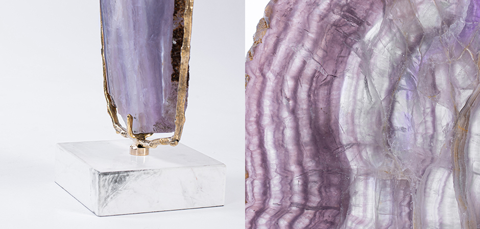 Plaque fluorite pourpre Аксессуар камень Флюорит Plaque fluorite pourpre Аксессуар камень Флюорит - Loft-Concept в Липецке