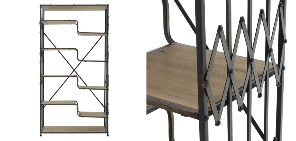 Стеллаж Metal Geometry Parallel Lines Стеллаж Metal Geometry Parallel Lines - Loft-Concept в Липецке