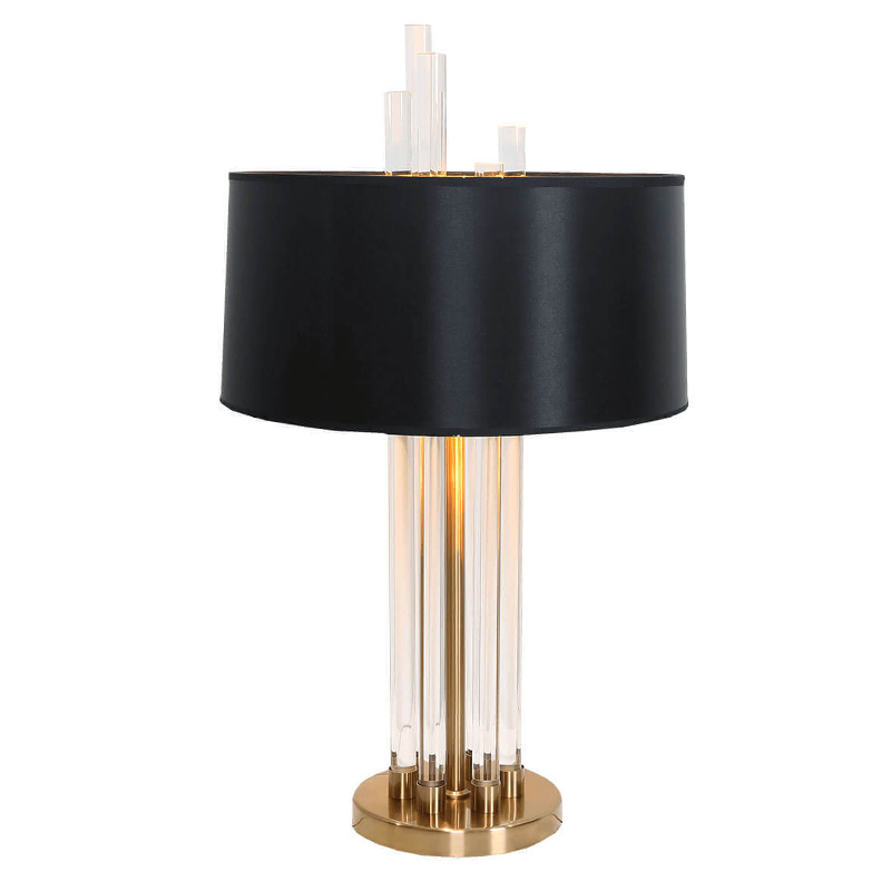 Настольная лампа Hannes Table Lamp Черный Золотой Настольная лампа Hannes Table Lamp Черный Золотой в Липецке | Loft Concept