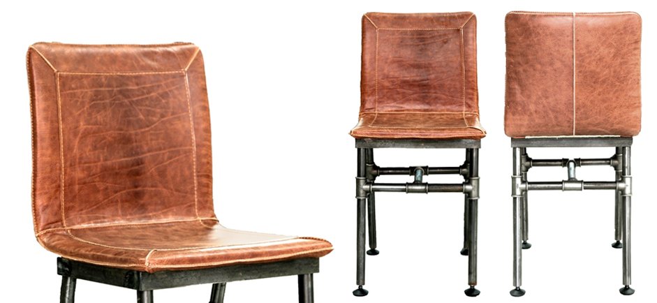 Барный стул Iron Loft Bar stool brown Барный стул Iron Loft Bar stool brown - Loft-Concept в Липецке