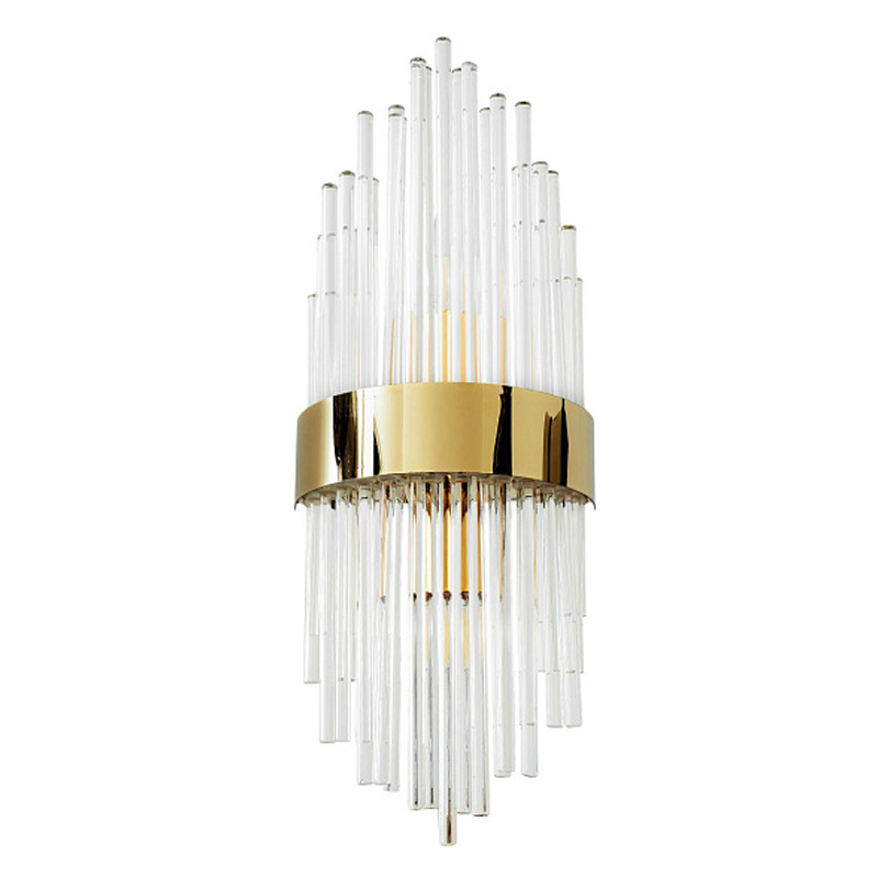 Хрустальное бра Flutes Gold Золотой Хрустальное бра Flutes Gold Золотой в Липецке | Loft Concept