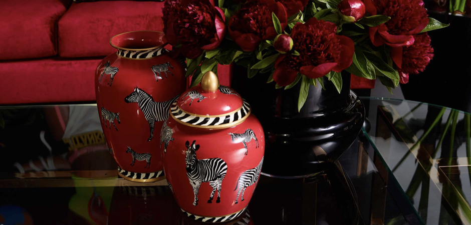 Ваза с крышкой VASE ZEBER URN Ваза с крышкой VASE ZEBER URN - Loft-Concept в Липецке