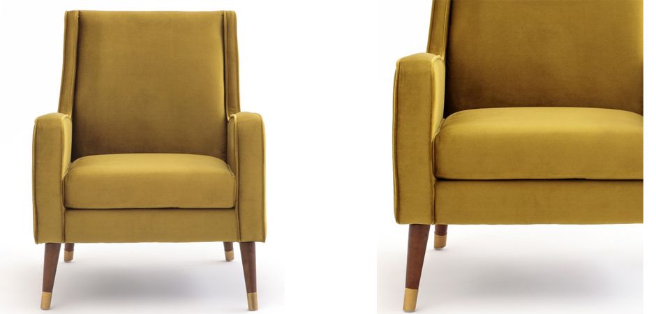 Кресло Classic Furniture горчичный Кресло Classic Furniture горчичный - Loft-Concept в Липецке