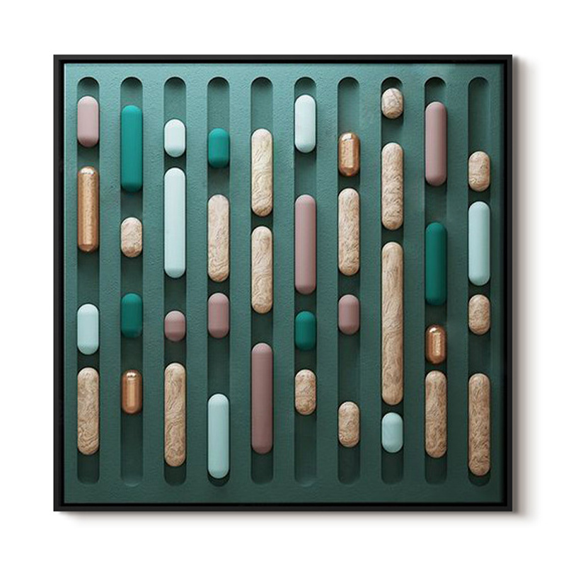 Арт-объект на стену деревянный Pill Мульти Арт-объект на стену деревянный Pill Мульти в Липецке | Loft Concept