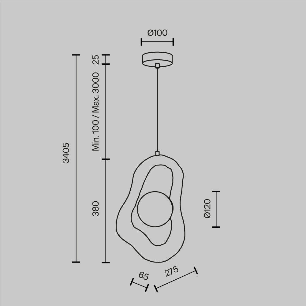 Подвесной светильник Opus в Липецке