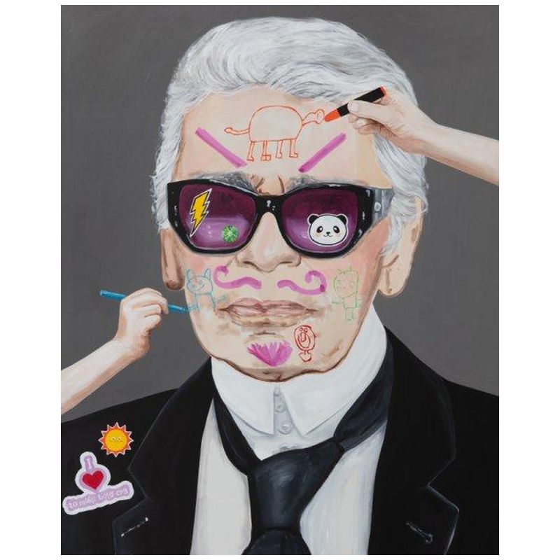 Картина Inner Child - Karl Lagerfeld Мульти Картина Inner Child - Karl Lagerfeld Мульти в Липецке | Loft Concept