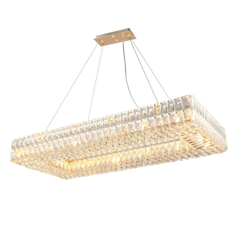 Люстра Crystal Regena Gold Rectangle Chandelier 100 Прозрачный Золотой Люстра Crystal Regena Gold Rectangle Chandelier 100 Прозрачный Золотой в Липецке | Loft Concept