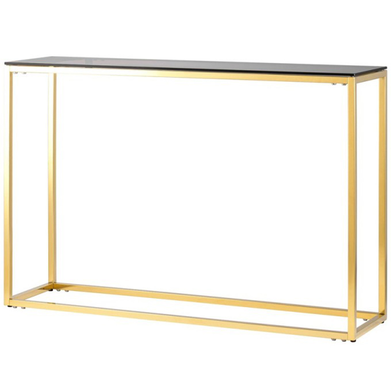 Консоль Cassiani Collection Gold Золотой Стекло Смок Консоль Cassiani Collection Gold Золотой Стекло Смок в Липецке | Loft Concept