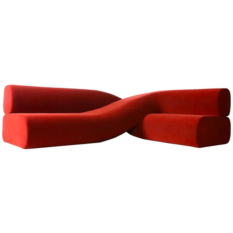 Дизайнерский Диван Landscape Sofa Красный Дизайнерский Диван Landscape Sofa Красный в Липецке | Loft Concept