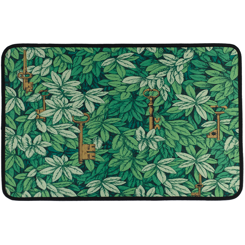 Ковер Keys Fornasetti Rug Зеленый Ковер Keys Fornasetti Rug Зеленый в Липецке | Loft Concept