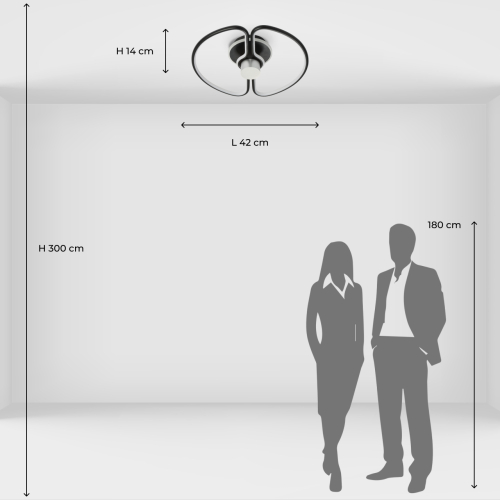 Потолочный светильник черного цвета круглой формы Luke Lampco Tracer Lamp в Липецке