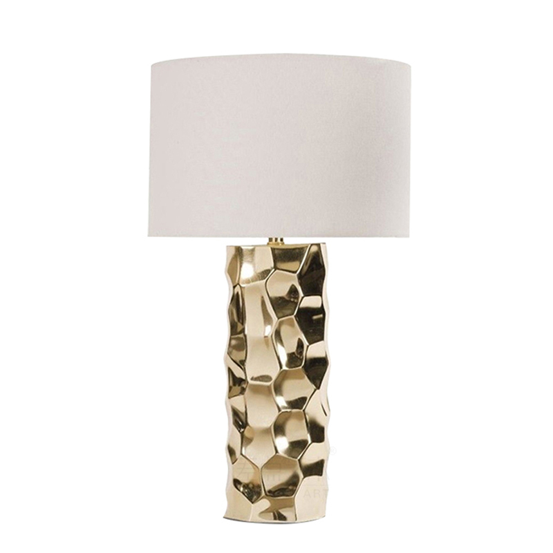 Настольная лампа Abernathy Table lamp Глянцевое золото Белый Настольная лампа Abernathy Table lamp Глянцевое золото Белый в Липецке | Loft Concept