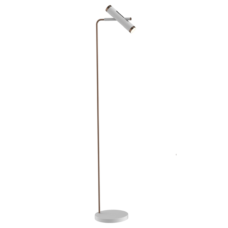 Торшер Rainer Floor Lamp white Белый Золотой Торшер Rainer Floor Lamp white Белый Золотой в Липецке | Loft Concept