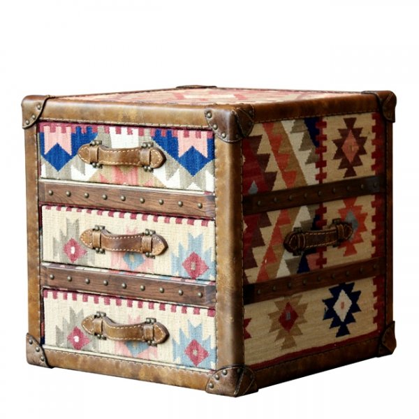 Сундук Kilim Cube Chest Мульти Сундук Kilim Cube Chest Мульти в Липецке | Loft Concept