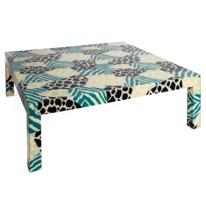 Кофейный стол Graphic Coffee Table Бирюзовый Белый Черный Кофейный стол Graphic Coffee Table Бирюзовый Белый Черный в Липецке | Loft Concept