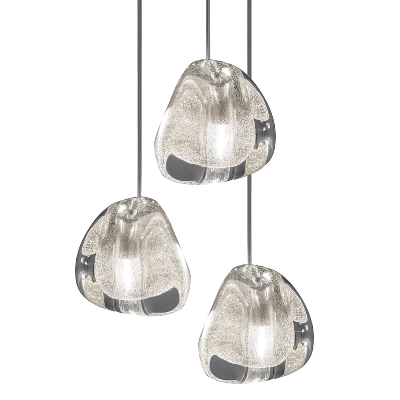 Подвесной светильник Mizu 1 Suspension Lamp Silver Серебряный Хром Подвесной светильник Mizu 1 Suspension Lamp Silver Серебряный Хром в Липецке | Loft Concept