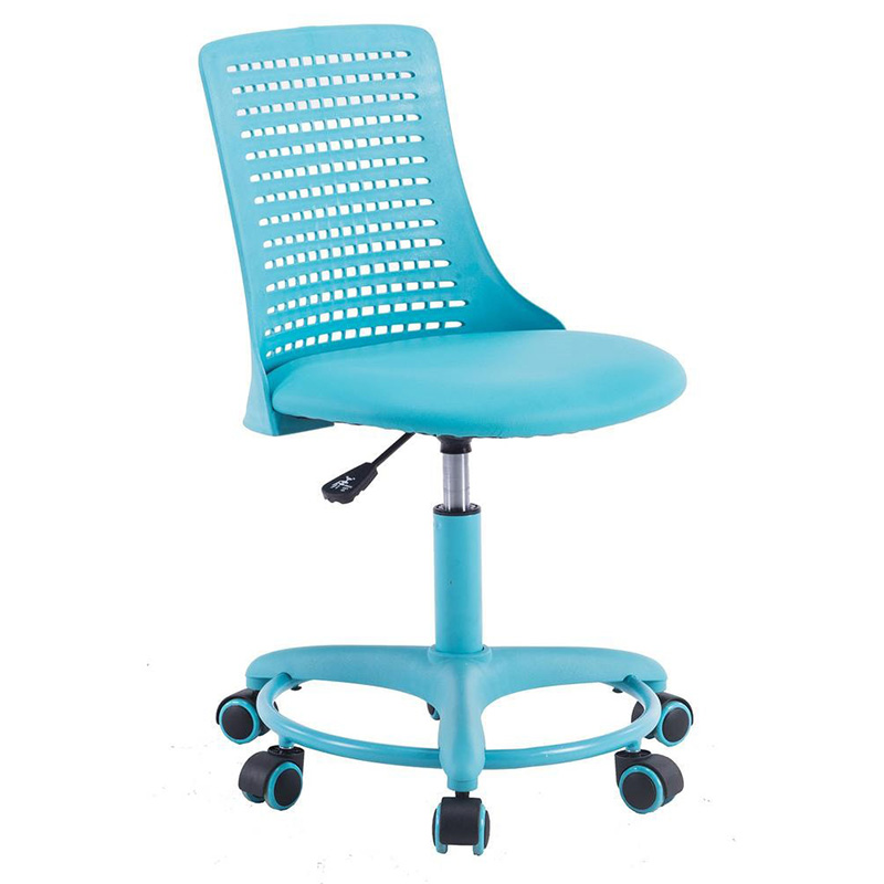 Кресло Bright Kiddie Office Chair blue Бирюзовый Кресло Bright Kiddie Office Chair blue Бирюзовый в Липецке | Loft Concept