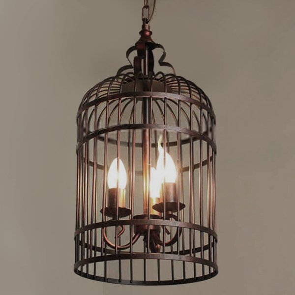Люстра BIRDCAGE BROWN 26 Коричневый винтаж в Липецке | Loft Concept 