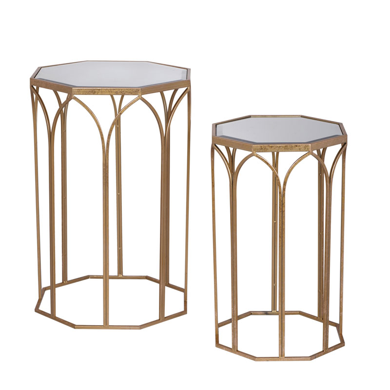 Комплект приставных столов Mirror Surface Table Бронза Комплект приставных столов Mirror Surface Table Бронза в Липецке | Loft Concept