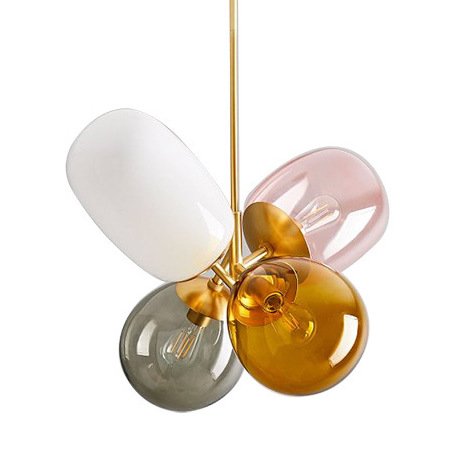 Люстра Candies Modern Balloon Glass Chandelier Золотой Мульти Люстра Candies Modern Balloon Glass Chandelier Золотой Мульти в Липецке | Loft Concept