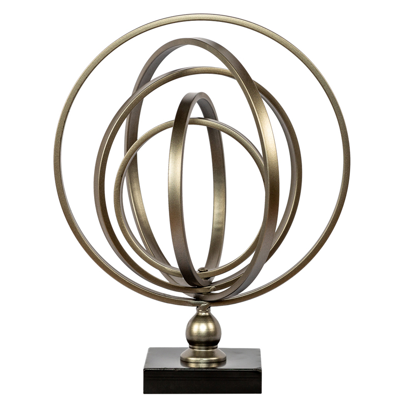 Статуэтка Sphere Sundial galaxy Черный Серебряный Статуэтка Sphere Sundial galaxy Черный Серебряный в Липецке | Loft Concept