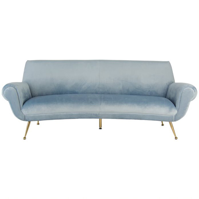 Диван Gigi Radice Lounge Sofa light blue Серо-голубой Диван Gigi Radice Lounge Sofa light blue Серо-голубой в Липецке | Loft Concept