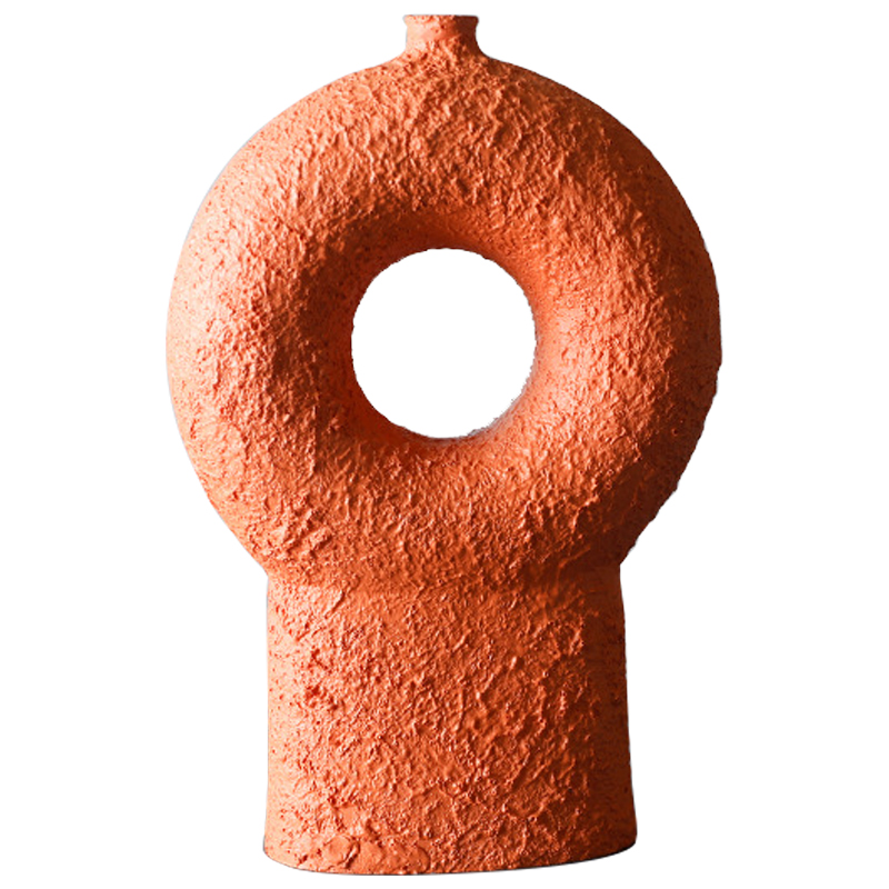Ваза One Leg Ceramic Vase by Faina Оранжевый Ваза One Leg Ceramic Vase by Faina Оранжевый в Липецке | Loft Concept