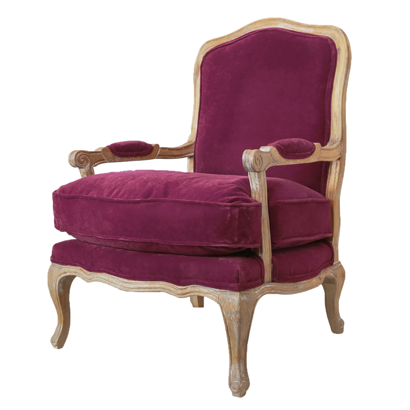 Кресло Joseph Chair violet Пурпурно-фиолетовый Кресло Joseph Chair violet Пурпурно-фиолетовый в Липецке | Loft Concept