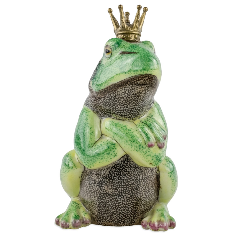 Статуэтка Important Frog Зеленый Золотой Статуэтка Important Frog Зеленый Золотой в Липецке | Loft Concept